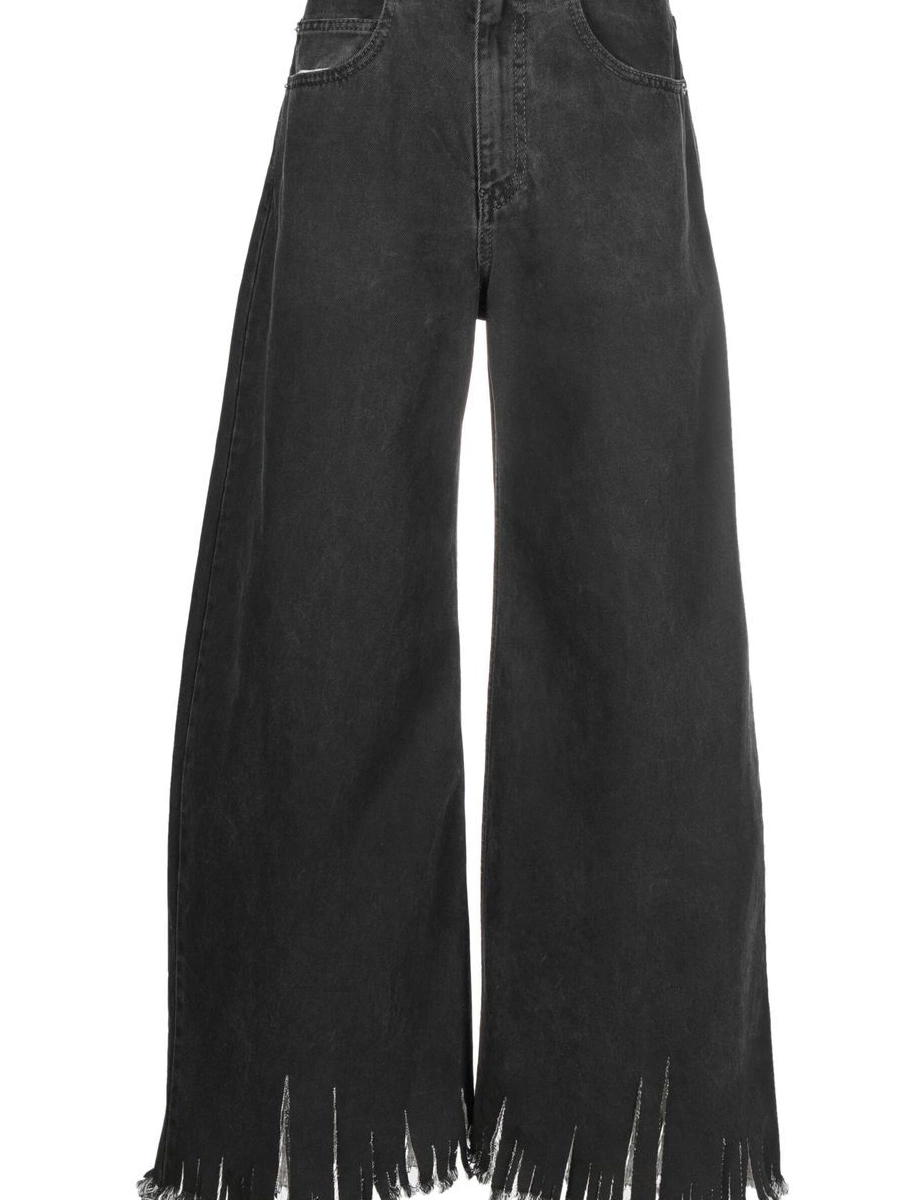 Cheap wide fringed Alanui Women leg jeans 0718